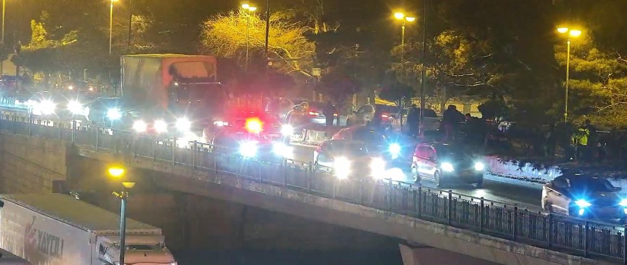 Bakının bu yollarında qəzalar olub - FOTOLAR